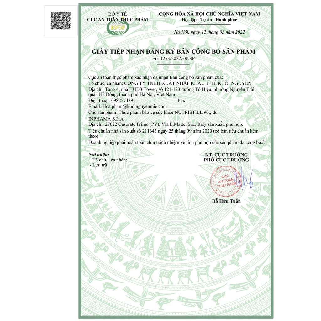 Vitamin bầu NUTRISTILL 90 nhập khẩu Ý, bổ sung vitamin tổng hợp cho bà bầu, đầy đủ Sắt, DHA, Acid folic MẸ AKAY