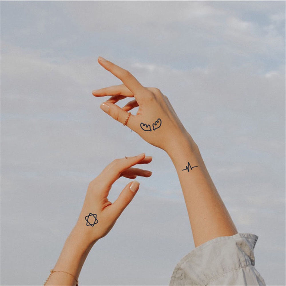 Hình Xăm Dán Họa Tiết Dễ Thương Xinh Xắn Cho Học Sinh