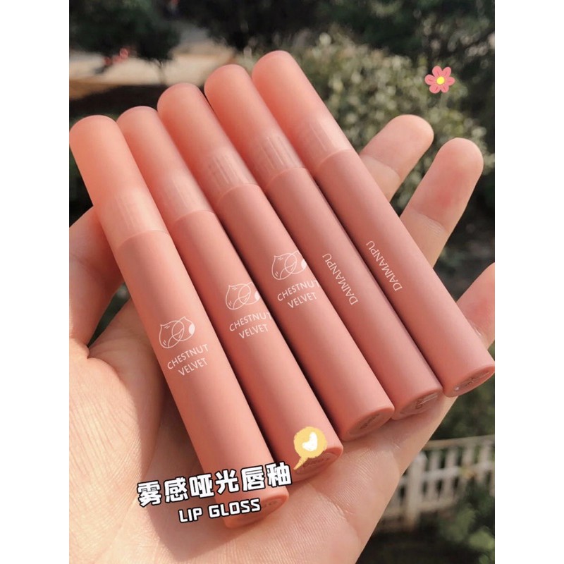 Son kem lì LIP GLOSS Chestnut velvet siêu xinh (E25)