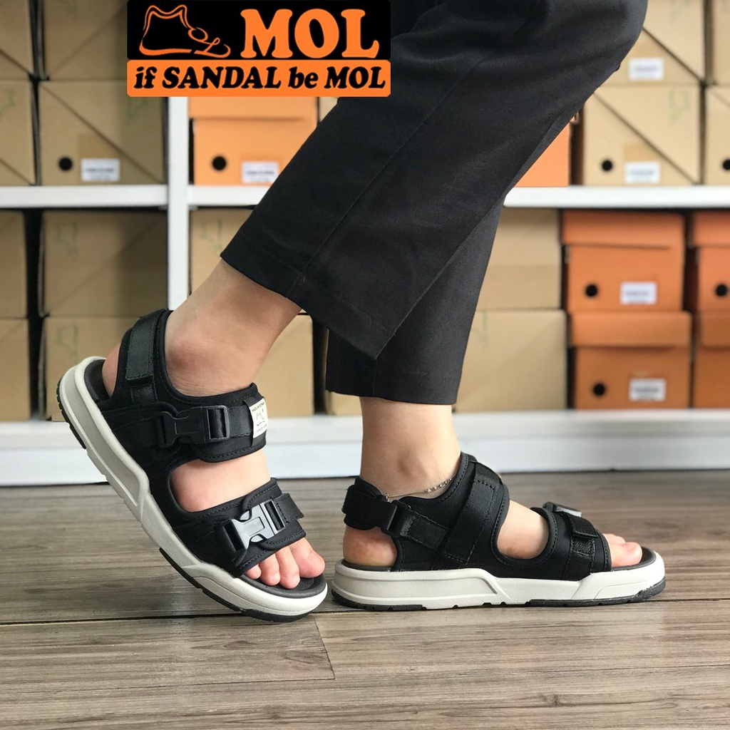 Sandal couuple quai ngang cao cấp hiệu MOL MS1803B2