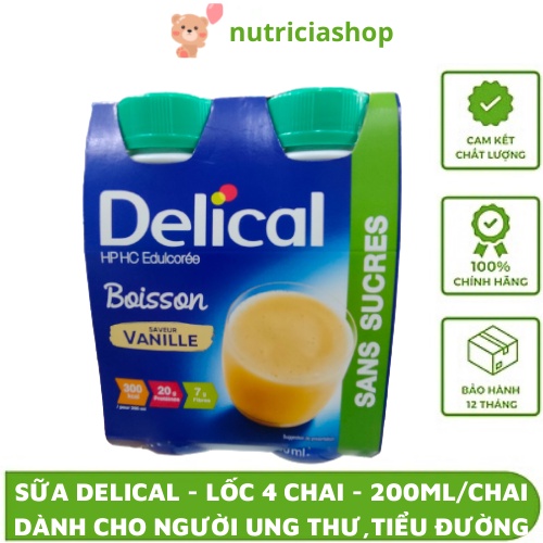 Sữa Delical Sản phẩm cho người ung thư vị vani