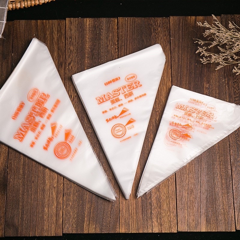 Set 100 túi bóp kem viết chữ dùng làm bánh