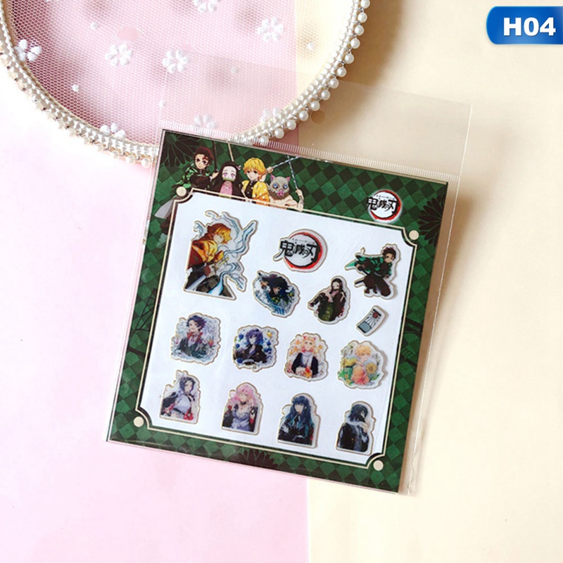 Tmdbyx Miếng Dán Trang Trí Hình Anime Lưỡi Dao Quỷ Độc Đáo