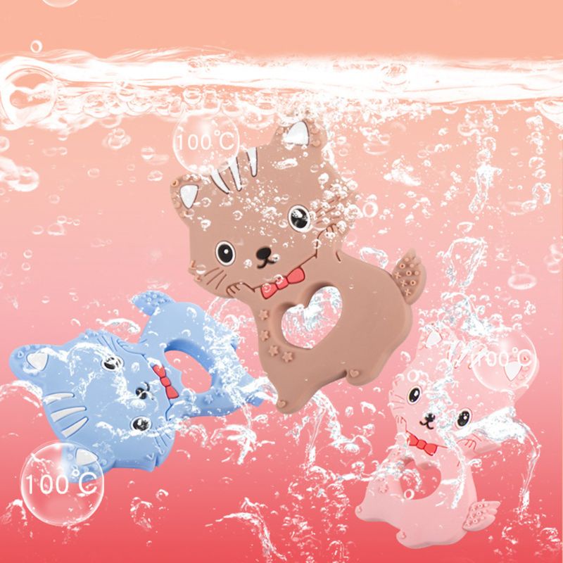 Dây Đeo Núm Vú Giả Bằng Silicon Họa Tiết Hoạt Hình Dễ Thương Cho Bé DIY