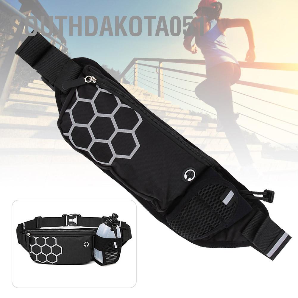 Southdakota051 Túi đeo thắt lưng Running Belt Unisex Không thấm nước ngoài trời Runner thể thao Fanny Pack