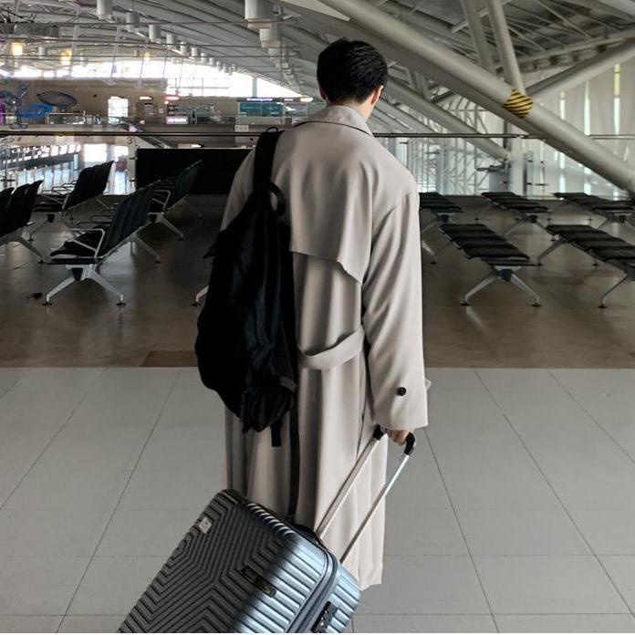 Hokage Áo Khoác Dáng Dài Qua Gối Phong Cách Hàn Quốc Thời Trang Mùa Xuân Cho Nam hokage 2022