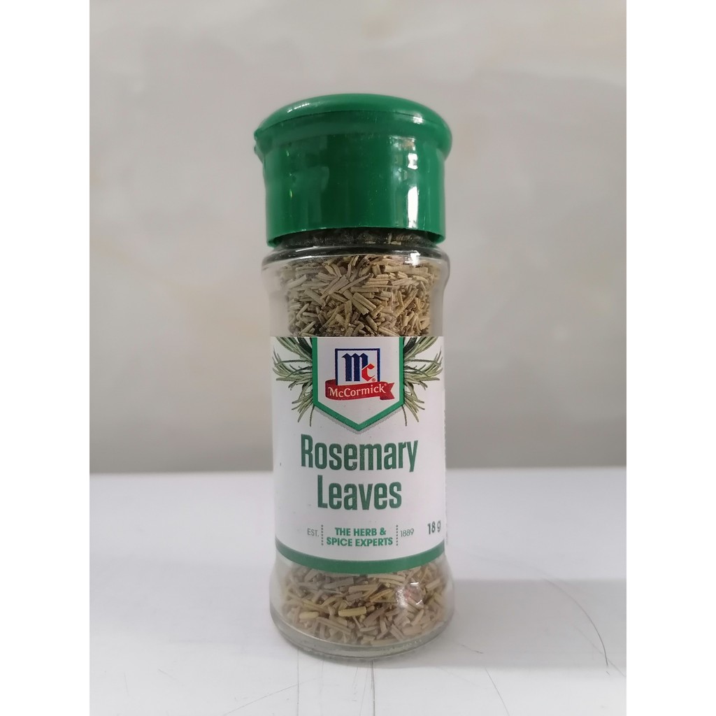 [Lọ nhỏ 18g - ROSEMARY LEAVES] LÁ HƯƠNG THẢO KHÔ (Gia vị thực phẩm) [Morocco] MCCORMICK (anm-hk)