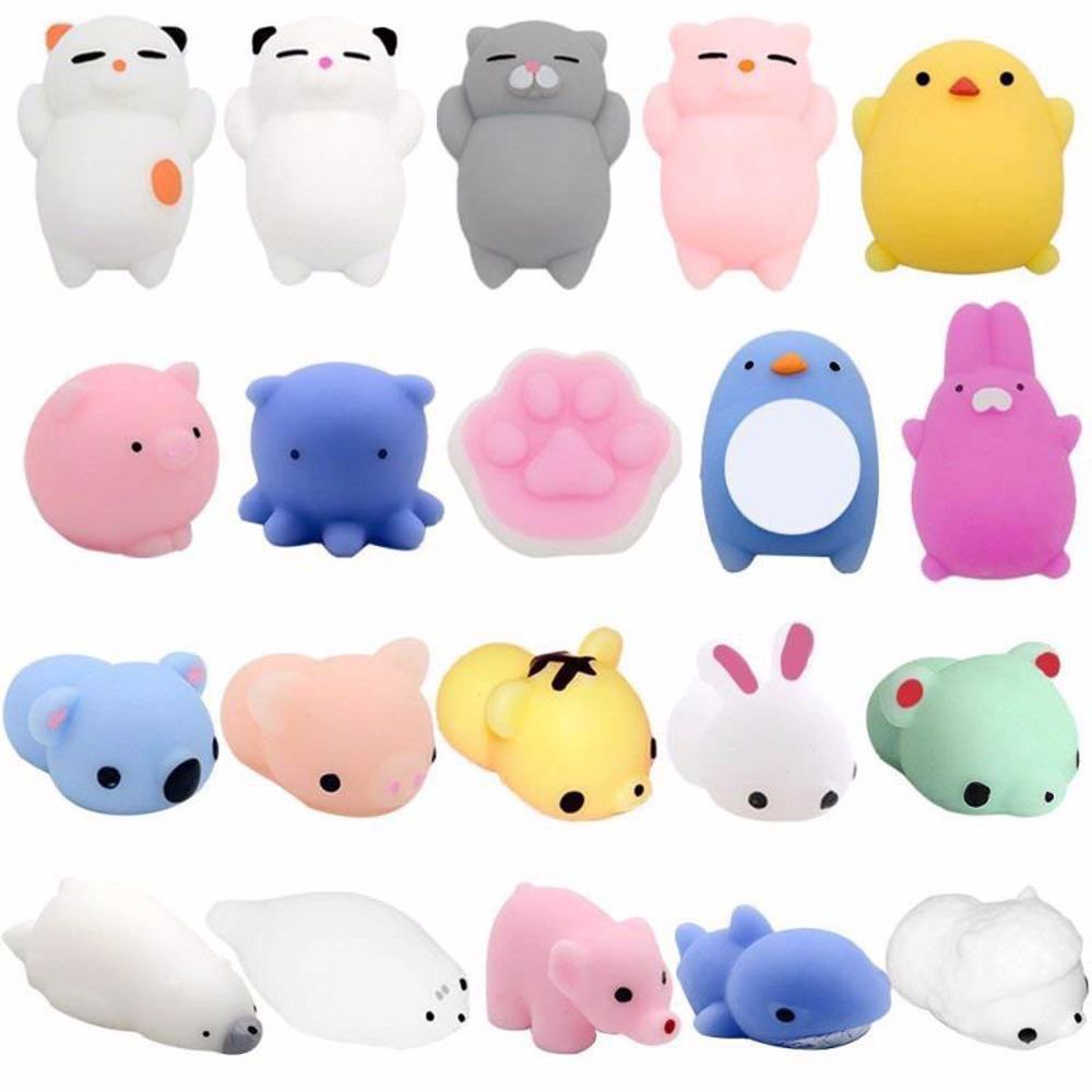 Set 10 Mô Hình Mochi Mini Dễ Thương Dùng Trang Trí Bàn Làm Việc