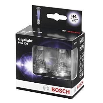 Đôi bóng đèn H4 tăng sáng Bosch chính hãng.