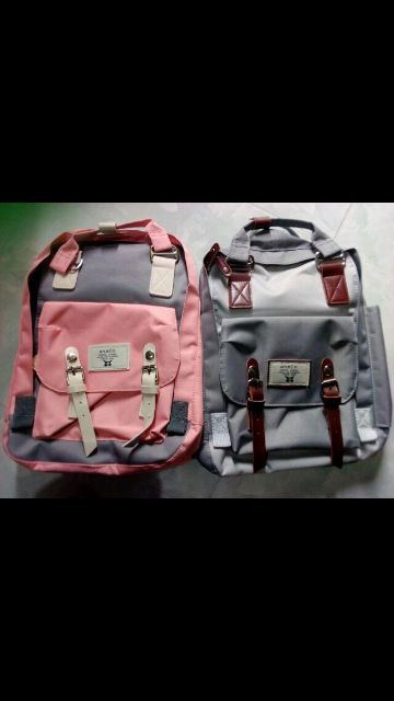 Balo nam nữ thể thao năng động loại vuông 2 quai canvas thời trang  - balo theloan TL0063