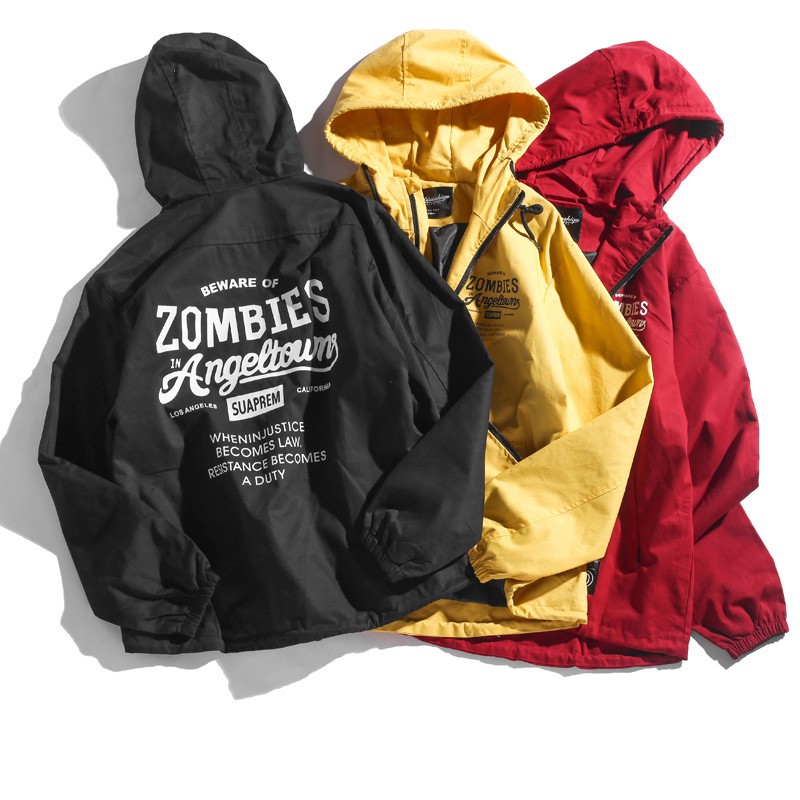 Áo Khoác Dù Zombie