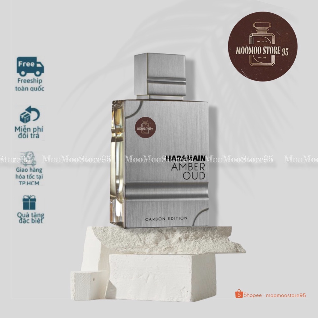 -𝐌𝐨𝐨𝐌𝐨𝐨- Al Haramain Amber Oud Carbon | Nước Hoa Unisex | Trẻ trung và năng động