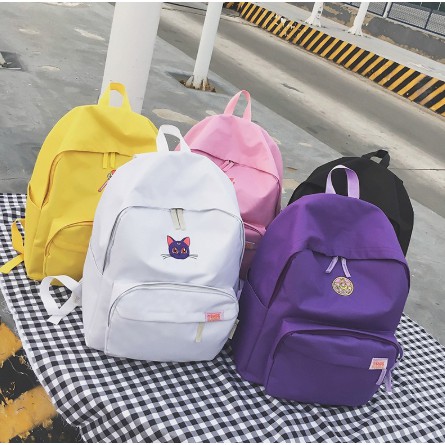 SPAO Moon Moon Sailor Moon Backpack Korean Version Couple Backpack School Bags