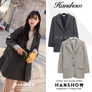 Set Áo Khoác Blazer + Chân Váy Phong Cách Hàn Quốc Cho Nữ