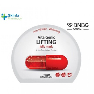 Mặt Nạ BNBG Vitamin A Hỗ Trợ Nâng Cơ Mặt 30ml- Vita Genic Lifting Jelly Mask - Skinfa.