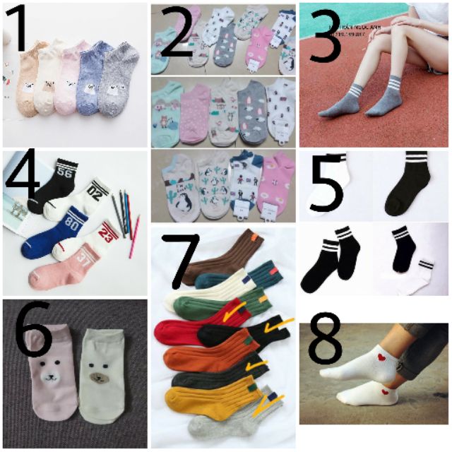 Tất vớ nam nữ các loại