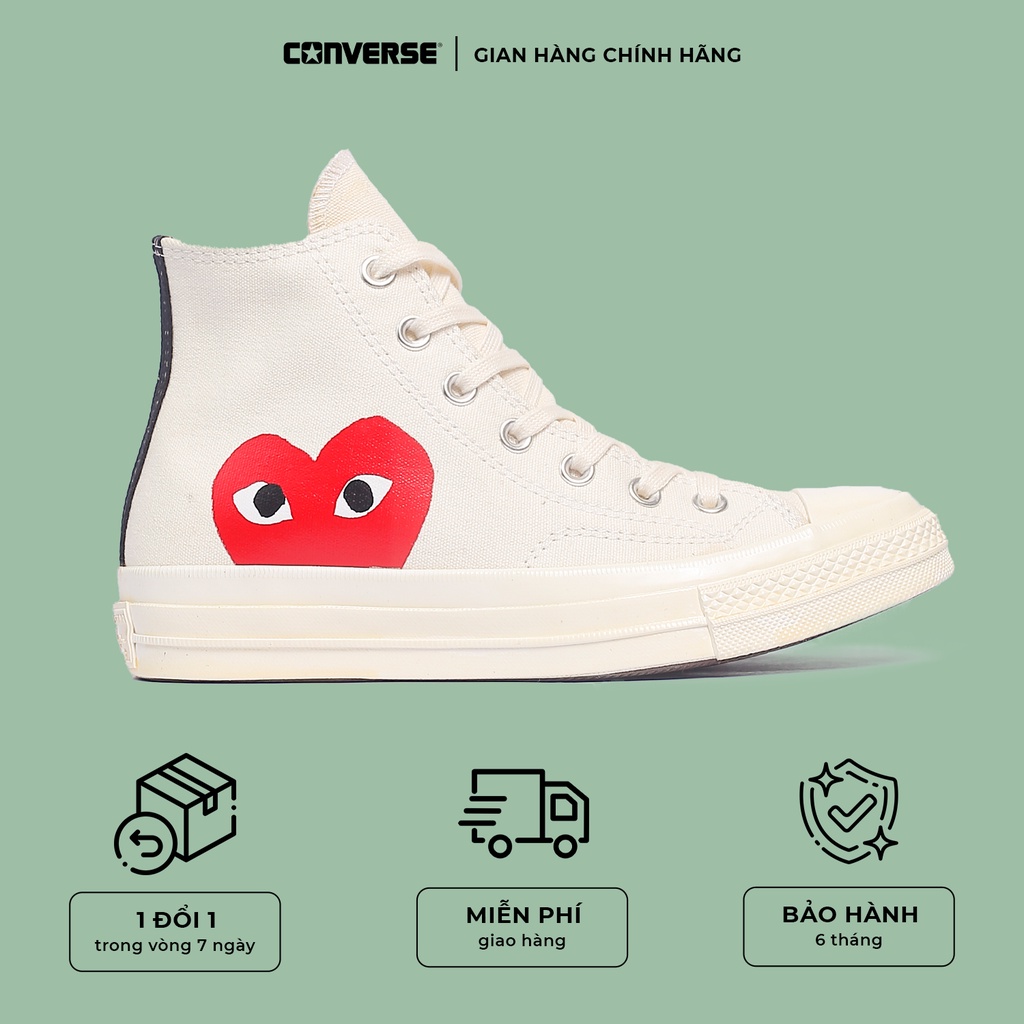 white high top cdg