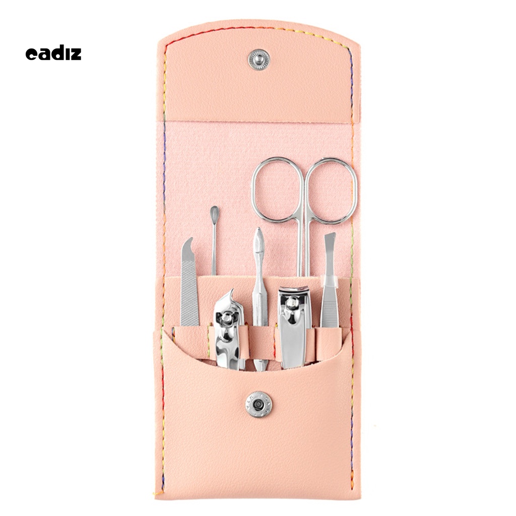 [Hàng mới về] Bộ dụng cụ cắt móng tay/tỉa mày/vệ sinh tai bằng thép không gỉ tiện dụng