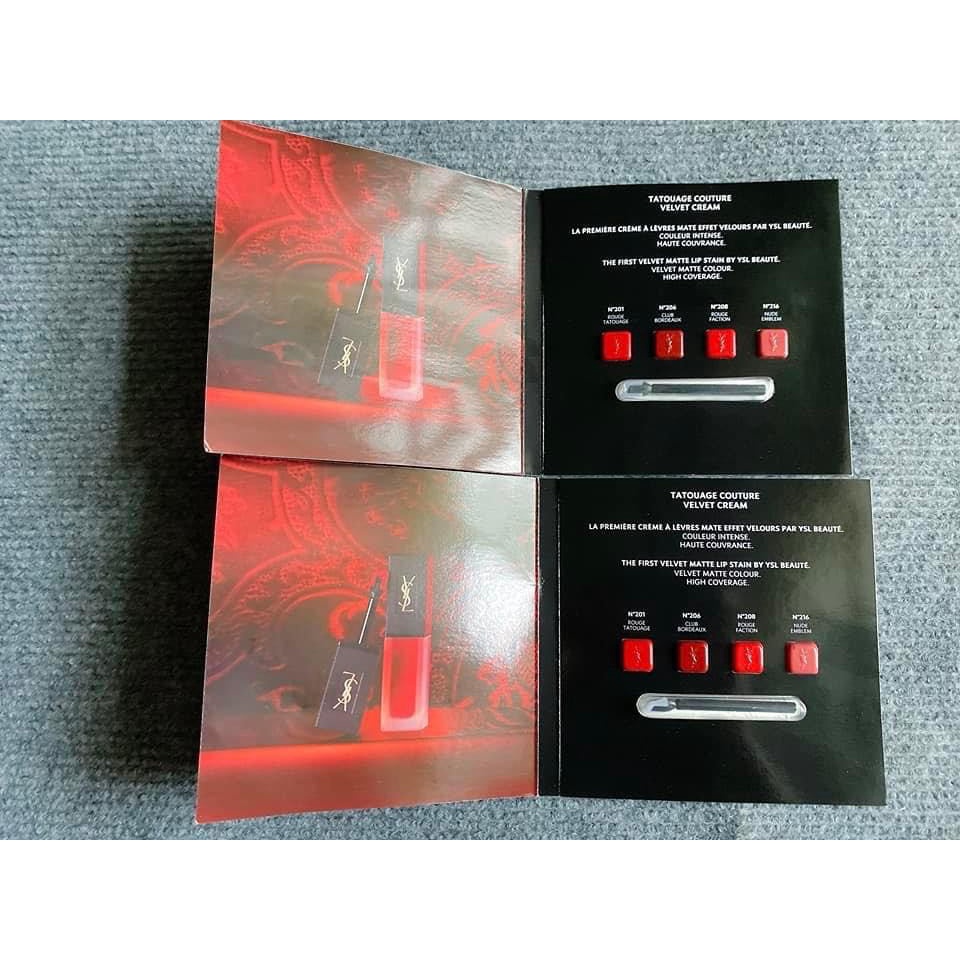 Mẫu thử son các hãng