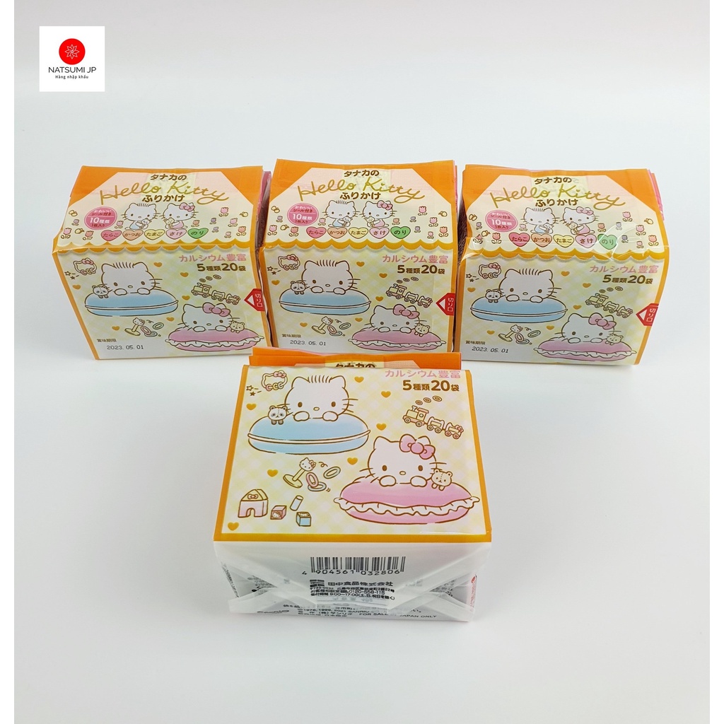 Gia vị rắc cơm Hello Kitty Nhật Bản cho bé [ Date 8/2023]