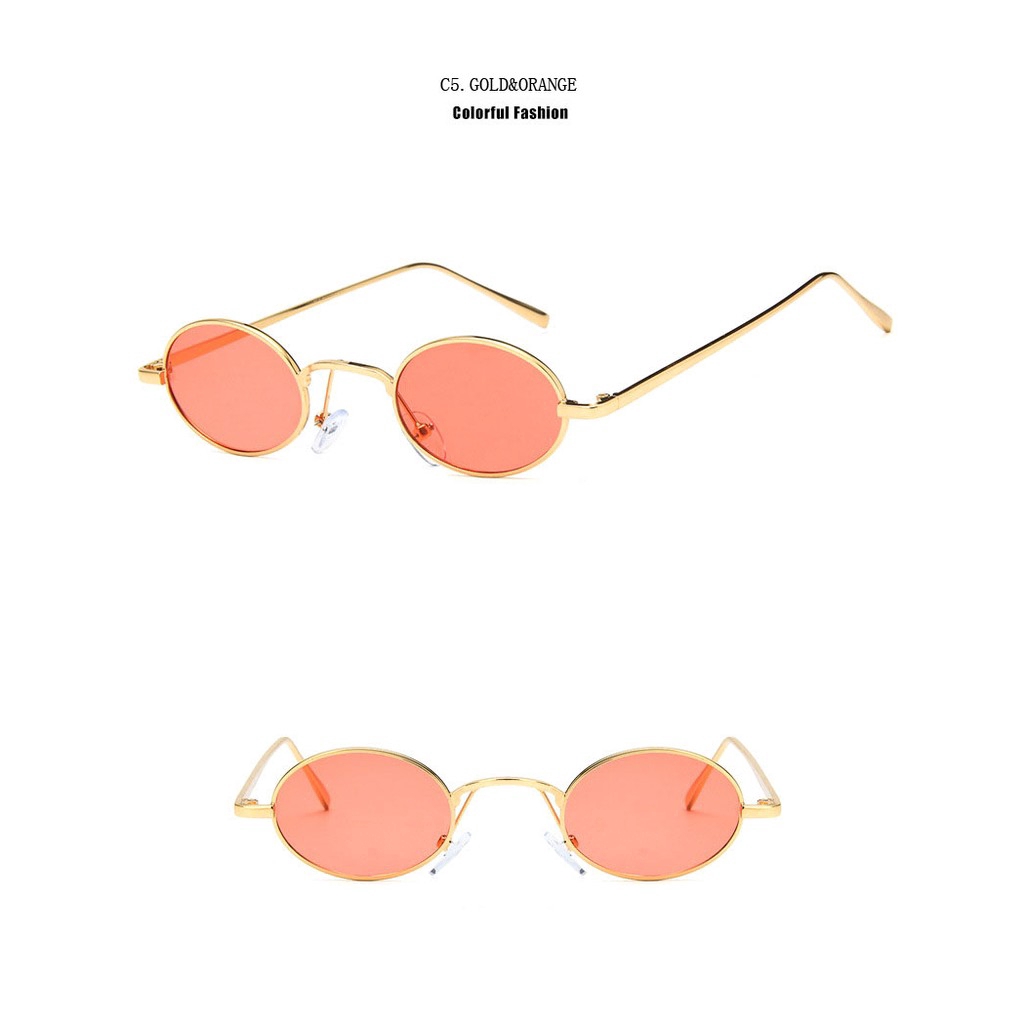 Kính Mát Gọng Kim Loại Tròn Nhỏ Thời Trang 2022