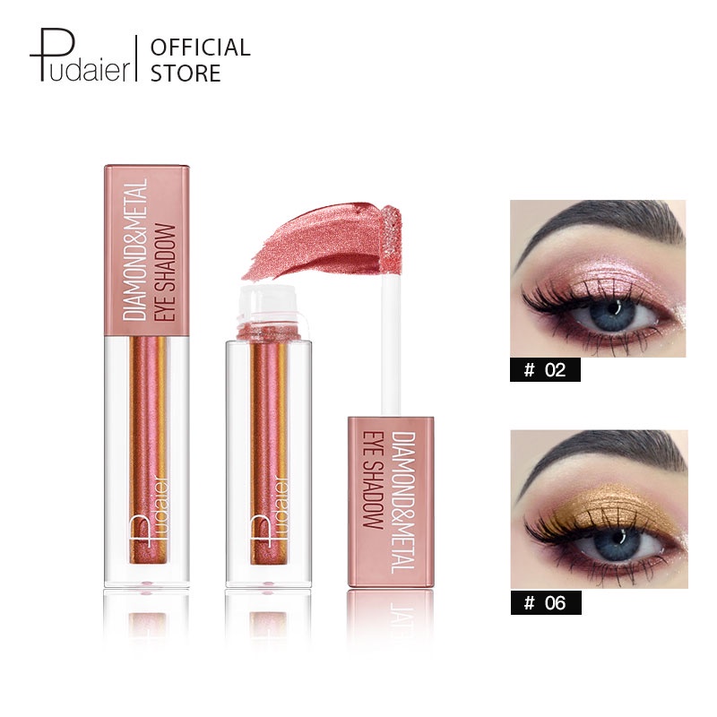 Phấn mắt nhũ dạng nước Pudaier có 12 màu tùy chọn 23g | BigBuy360 - bigbuy360.vn