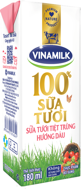 [Mã FMCGMALL -8% đơn 250K] Thùng 48 hộp Sữa tươi tiệt trùng Vinamilk Hương dâu 180ml