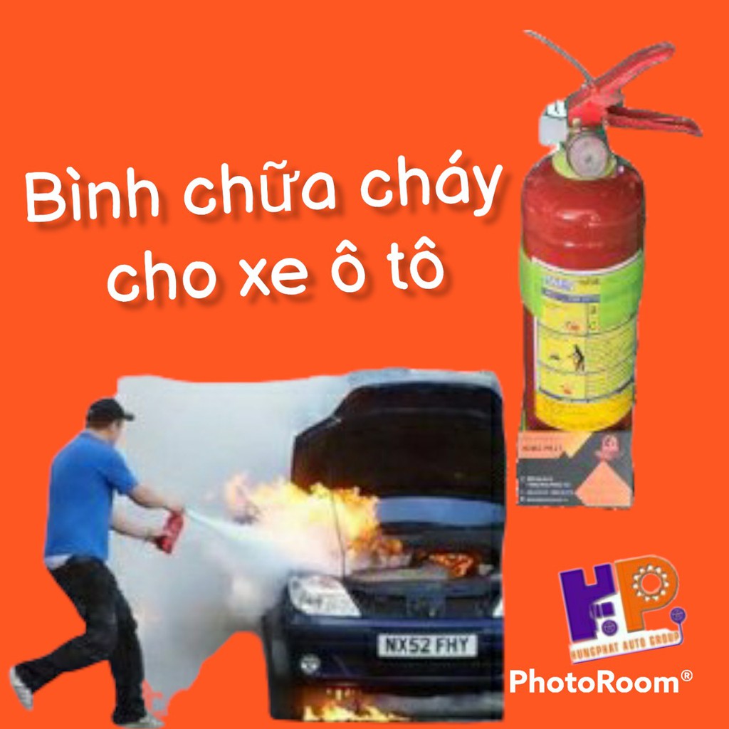 Bình Chữa Cháy Xe Ô Tô Bột Khô 500ml & 1kg
