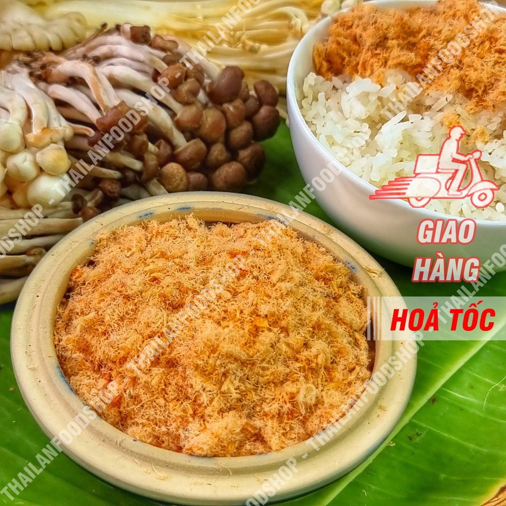 Chà Bông Tôm (Ruốc Tôm) 100% Tôm Không Độn Heo - Túi 100gr