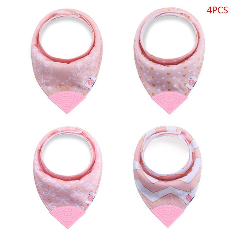 Yếm Ăn Cotton In Họa Tiết Dễ Thương Hợp Thời Trang Cho Bé