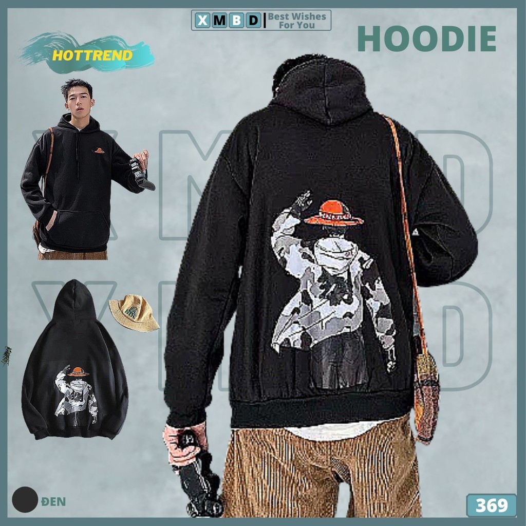 Áo Khoác Hoodie Nam Nỉ Bông Dày Dặn Hàng QC Áo Khoác Nỉ Nam Nữ Sweater Nam Nữ Nỉ Ngoại NÓN CAM - AK369