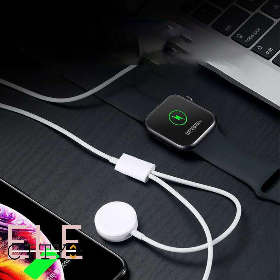 Cáp Sạc Không Dây 2 Trong 1 Cho Iphone Và Iwatch