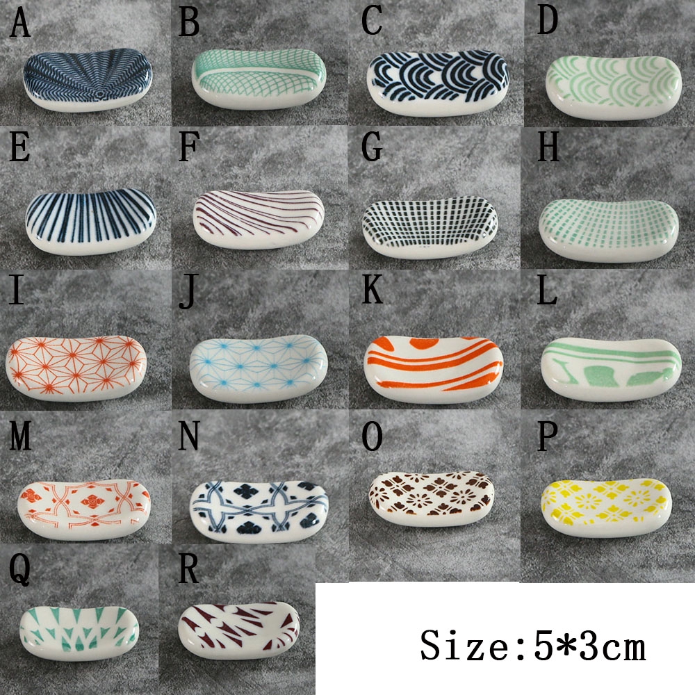 Giá đỡ để đũa muỗng ăn trang trí bằng sứ