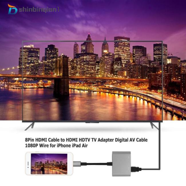 Cáp chuyển đổi đầu lightning sang cổng HDMI TV cho iPhone