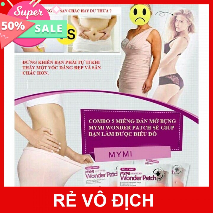 [Hot]-[ Siêu Khuyến Mại] - Miếng Dán Tan Mỡ Bụng HÀN QUỐC