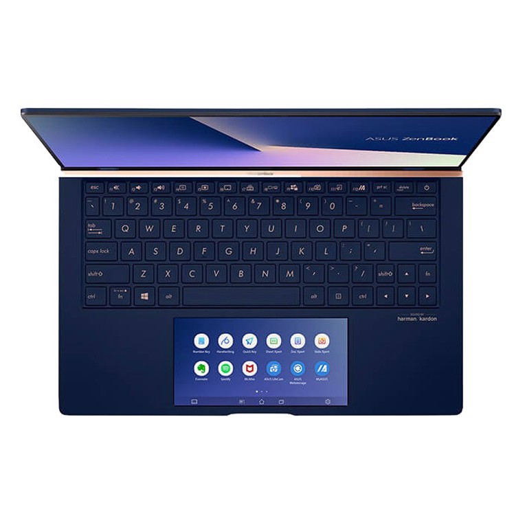 Laptop ASUS Zenbook UX334F i5-10210U/8GD3/512G-PCIE/13.3FHD/3C50WHr/XANH/W10SL/SCR_Pad/TÚI/USB-LAN