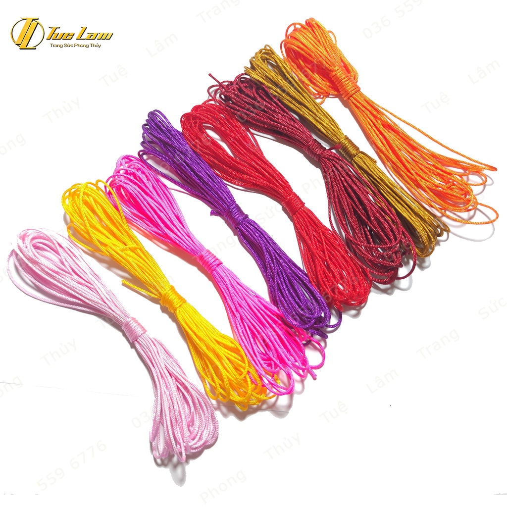 Combo 5m - 10m - 15m Dây Chỉ Tết Vòng Bện Vòng Handmade - DIY Tuệ Lâm
