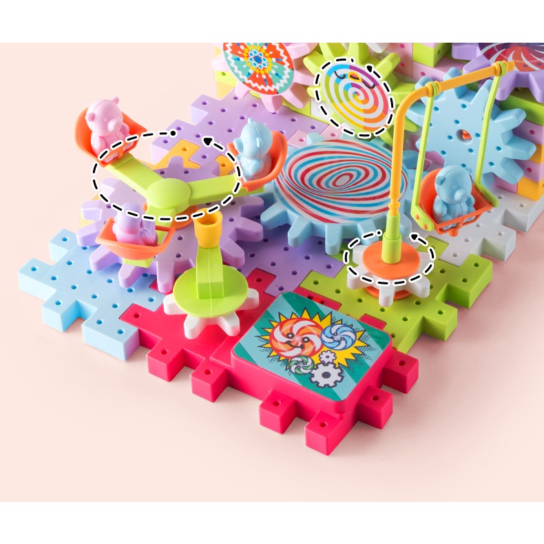 Đồ Chơi Ghép Hình 83 Món Kích Thích Sáng Tạo Tư Duy Cho Bé