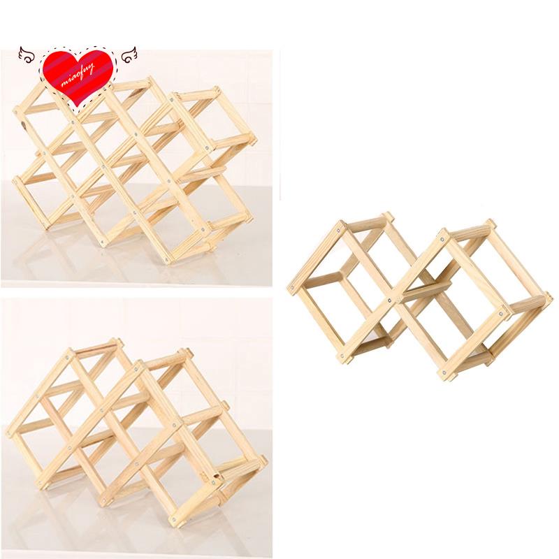 Giá Đỡ Chai Rượu Vang Bằng Gỗ Phong Cách Cổ Điển Độc Đáo Tiện Dụng