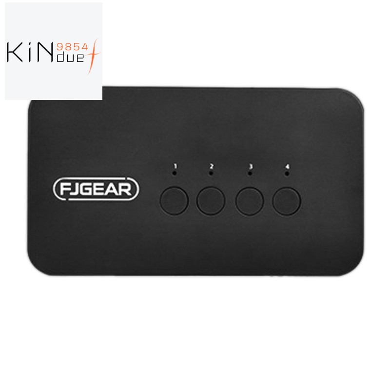 FJGEAR KVM Switch 4 Port Manual HDMI-Compatible KVM Switch 4 in 1 Out Multiple Computers Share USB Device Monitor