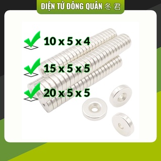 Nam châm đất hiếm tròn có lỗ
