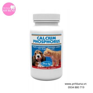 Canxi cho chó mèo Calcium Phosphorus