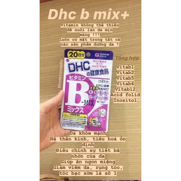 Viên uống Vitamin B Mix DHC 60 ngày ( 120 viên ) | BigBuy360 - bigbuy360.vn