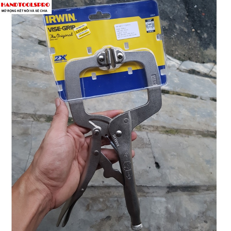 Kìm chết chữ C 11 inch Irwin T20EL4