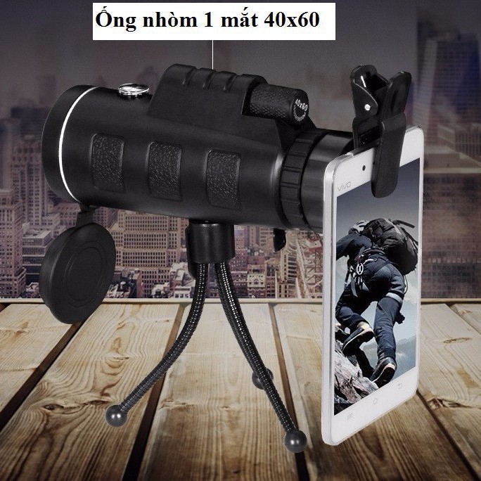 HÀNG CAO CẤP -  [LÍNH BẮN TỈA] ỐNG NHÒM KÈM LENS CAMERA CHO ĐIỆN THOẠI 1500M  - Hàng Cao Cấp