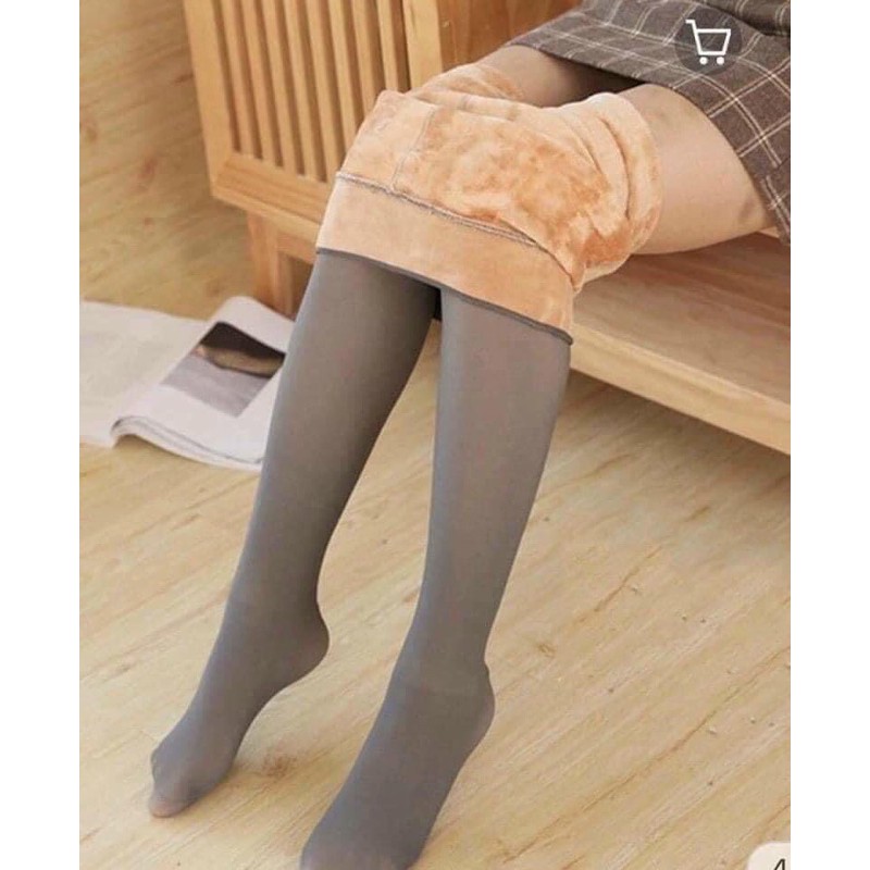 quần tất lót lông 3D màu khói màu cà phê siêu đẹp