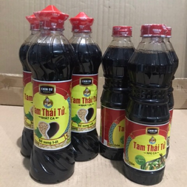 Nước tương/ Xì dầu Tam thái tử nhất ca nhị ca 500ml