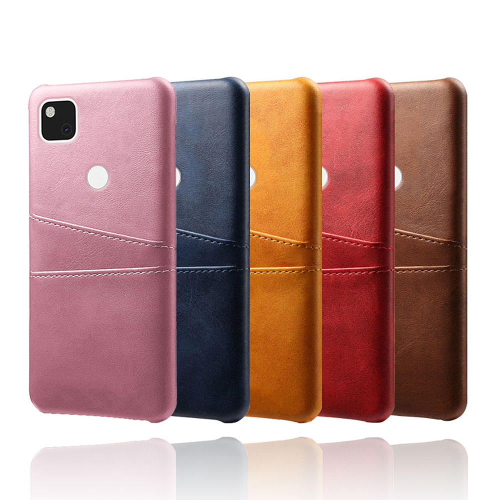 Google Pixel 5 XL 4a Luxury Slim Card Slot Wallet PU Leather Case Shockproof Cover