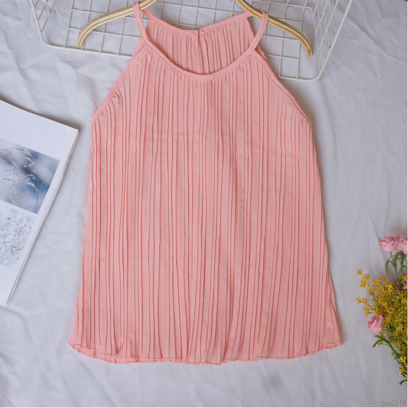Áo Chiffon Nữ Không Tay Màu Trơn | BigBuy360 - bigbuy360.vn
