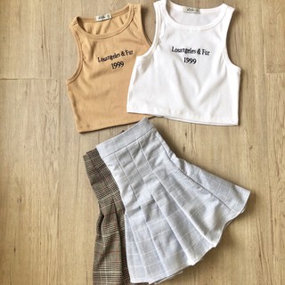 Áo ba lỗ croptop chất thun gân